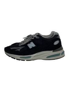 NEW BALANCE◆イングランド製/ローカットスニーカー/UK8/BLK/スウェード/U991BK2