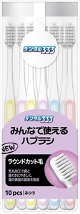 まとめ得 デンタル３３３みんなで使えるハブラシＮふつう１０本 トイレタリージャパン 歯ブラシ x [6個] /h