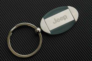 ジープキーホルダー JEEP クライスラー純正 KT-JEEPG/OVL CHRYSLER MOPAR