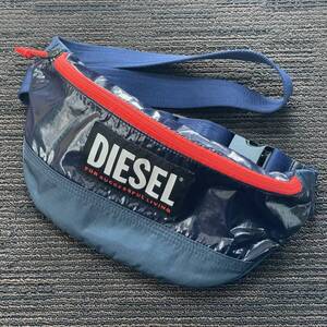 中古品 DIESEL ディーゼル ボディーバッグ ウエストバッグ X08030 レディース メンズ 斜めがけ ショルダー