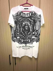 正規美品 13SS BALMAIN バルマン ライオン Tシャツ カットソー XS