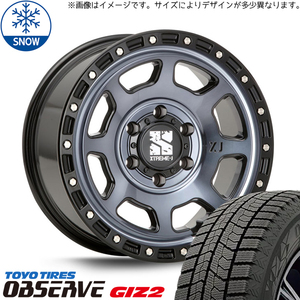 155/70R13 スタッドレスタイヤホイールセット エブリィ etc (TOYO OBSERVE GIZ2 & XTREME-J XJ07 4穴 100)