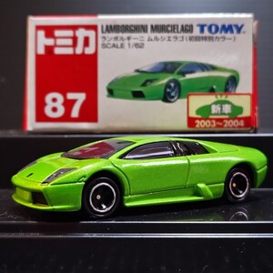 トミカ ランボルギーニ ムルシエラゴ (初回特別カラー) 1/62 初開封品 長期暗室保管品 ミニカー