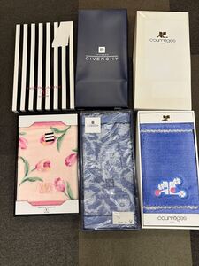 GIVENCHY ジバンシィ クレージュ ヴァレンチノ 含む バスマット 3点セット 長期保管品