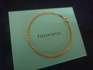 TIFFANY＆Co. ティファニー ブレスレット ゴールド スパイク チェーン 750 K18 18金 Tiffany