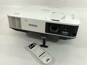 H【中古品】 エプソン EPSON EB-2265U ビジネスプロジェクター リモコン付属 ACケーブル無し 難あり 〈91-240421-SS-3-HOU〉