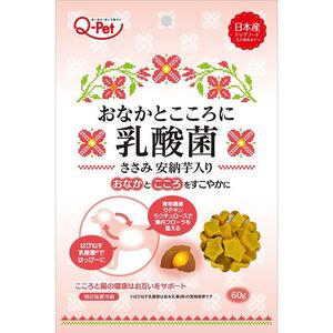 九州ペットフード Q-Pet おなかとこころに乳酸菌 安納芋入り 60g 犬用おやつ