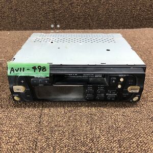 AV11-498 激安 カーステレオ SANYO FT-3610J 99000-79F74-003 カセットデッキ FM/AM オーディオ 通電未確認 ジャンク