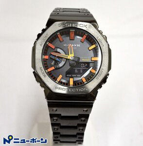 1T160★CASIO カシオ G-SHOCK FULL METAL 2100 Series GM-B2100BPC-1AJF ソーラー モバイルリンク★USED★＜ニューポーン＞