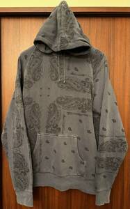 RAF SIMONS ラフシモンズ 2004AW『WAVES』PAISLEY HOODIE アーカイヴarchive サンフレール正規品 ペイズリーパーカー