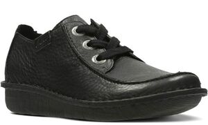 送料無料 Clarks 25.5cm スニーカー ブラック レースアップ シューズ ブーツ レザー ヒール ローファー サイドゴア パンプス AAA184