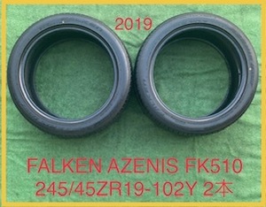 221021-03 FALKEN AZENIS PK-510 ラジアルタイヤ２本