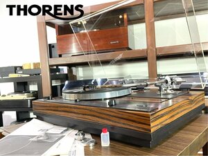 レコードプレーヤー THORENS TD520 SME 3012-R 搭載 オートリフト SMEシェル/サブウエイト/新品ゴムベルト等付属 Audio Station