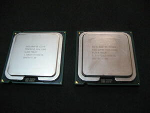 Intel Pentium Dual-Core E2200 2.2GHzとE2160 1.80GHz 、1MB/800MHz/TDP 65W（対応ソケット：LGA775）：中古・動作品 ２個