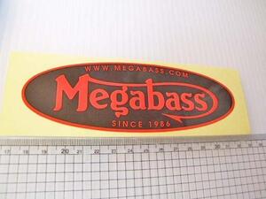 Megabass/メガバス！楕円/ステッカー/シール/H ☆ ※ ヤフーショッピングストア/レア物商会・健美堂でも大量出品中！