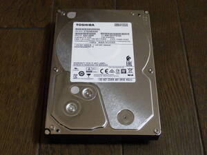 TOSHIBA DT02ABA400 4TB　使用時間６８時間