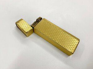 ジャンク品 Cartier カルティエ ライター ローラー式 ガスライター 着火未確認 ゴールド