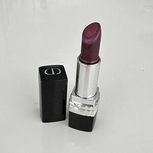 DIOR ディオールダブル 口紅 590 ドレスドトゥキル ダークカラー リップ ルージュ 残量多 リップスティック 