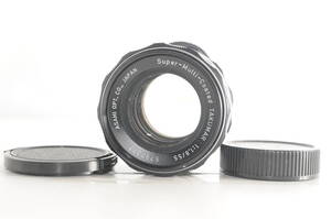 ★良品★ASAHI ペンタックス Super-Multi-Coated TAKUMAR 55mm F1.8 M42★完動★I072★