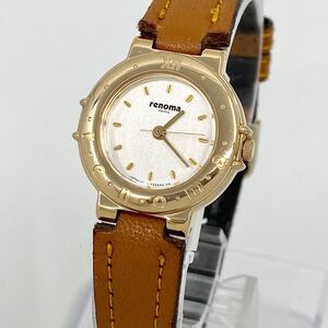 腕時計 レディース renoma クォーツ quartz ゴールド 金 GOLD 5931-F90826 レノマ Watch Y2114