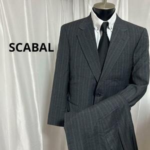 SCABAL スーツ グレー 96AB5 背抜き GlobalStyle 147 スキャバル