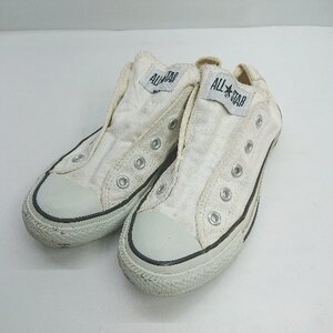 ◇ Θ CONVERSE コンバース 1C239 ローカットスニーカー サイズ23 ホワイト ブラック レディース E