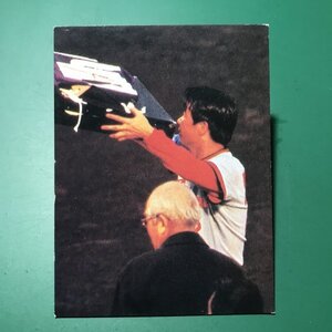 1979年　カルビー　プロ野球カード　79年　日本シリーズ　広島　古葉監督　　【管D30】