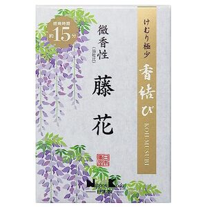 日本香堂(Nippon Kodo) 香結び 微香性藤花 ミニ 60g