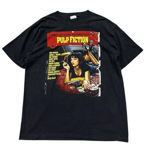 90s USA製 PULP FICTION Tシャツ XLサイズ パルプ・フィクション ムービー movie 古着 90