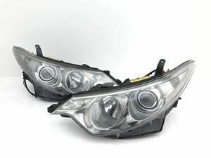 ☆管w221118-0603 50 55 エスティマ ヘッドライト ランプ レンズ 左右 セット KOITO 28-187 HID ACR GSR AHR 20 中期 (18)