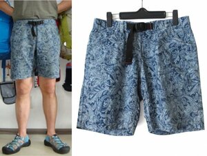 KATO × WILD THINGS ペイズリー柄 ショーツ M カトー ワイルドシングス 3A PAISLEY SHORT クライミング ハーフパンツ 別注 コラボ