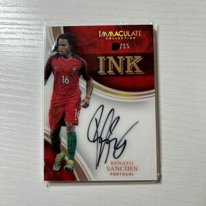 2017 Panini Immaculate Renato Sanches Ink autoカード 65枚限定