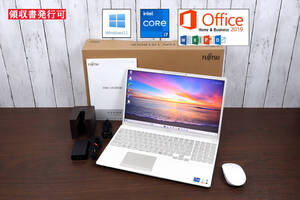 ★2020年製造 優良品★ 富士通 LIFEBOOK TH77/ windows11/ Core i7-1165G7/ 8GB/ SSD 512GB/ Microsoft Office 2019/ thunderbolt4/ 白/418