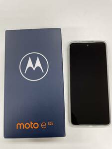  開封未使用新品　MOTOROLA moto e32s スレートグレイ 