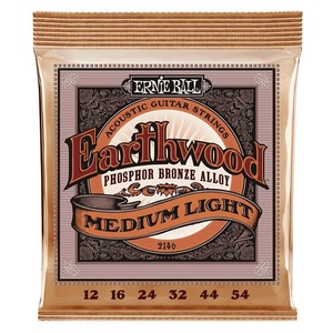 ERNIE BALL Earthwood 2146 Medium Light Phosphor Bronze 12-54 アコースティック弦〈アーニーボール〉