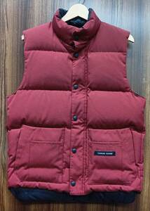 CANADA GOOSE / カナダグース ダウンベスト 4131JM R WINDSOR VEST ウィンザーベスト ワインレッド S