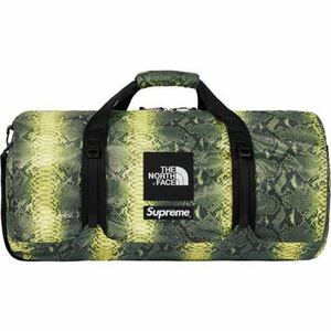 新品Supreme The North Face 18SS Snakeskin Flyweight Duffle Bag シュプリーム ノースフェイス ボストンバッグ イエロー