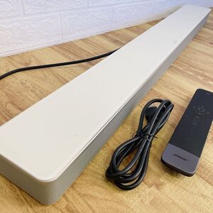 【美品】BOSE サウンドバー ホワイト 美品　動作確認済　SOUNDBAR スピーカー