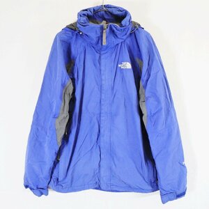 SALE///// THE NORTH FACE ノースフェイス HYVENT ナイロンジャケット アウトドア キャンプ 防寒 アウター ブルー ( メンズ M ) N3529