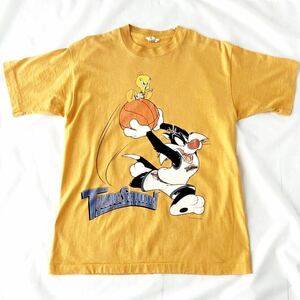 1996年製 SPACE JAM USA製 Tシャツ トゥイーティー ジルベスター 90s ビンテージ （ 90年代 ルーニーテューンズ マイケルジョーダン 映画 