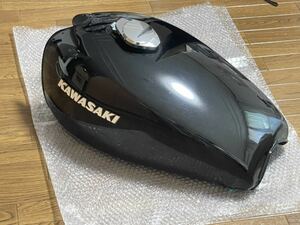 カワサキ Kawasaki Z1 Z2 Z750 Z900 Z1000 KZ900 KZ1000 ガソリンタンク 燃料タンク フューエルタンク タンク エンブレム 美品 内プレス