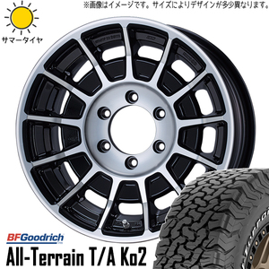 265/70R17 サマータイヤホイールセット トライトン etc (BFGoodrich All-Terrain KO2 & ENKEI BAJA 6穴 139.7)