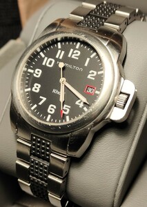 送料無料 完売品 Hamilton khaki DATE auto ハミルトン カーキ デイト クオーツ 腕時計 ジャズマスター Jazz master ジャズマスター