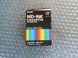 ALPS純正品 マイクロドライインクカセット MDC-DSCC フォトカラーシアン/発送は7個まで同梱可能全国251円対応 MD-INK