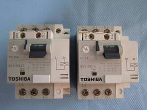 TOSHIBA MOTOR CIRCUIT BREAKER GV2-RS22/GV2-RS14 モータブレーカ モータ保護