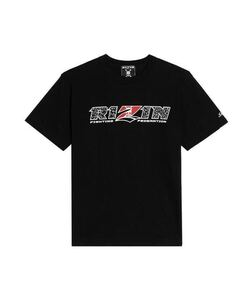 RIZIN×ROEN レオパードロゴT-SHIRT ライジン ロエン BLACK ブラック M