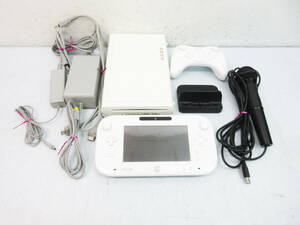 G1321●Nintendo Wii U●本体 WUP-001 8GB●WUP-010/WUP-014/WUP-021/WUP-005/WUP-011/WUP-002 付●任天堂 ニンテンドー●動作品