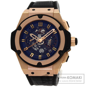 HUBLOT ウブロ 701.OX.0180.RX ビッグバン ウニコ キングゴールド 限定500本 腕時計 K18ピンクゴールド ラバー メンズ 中古