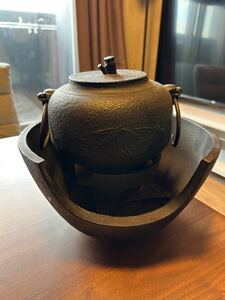 南部鉄器　湯釜 鉄釜 茶釜 鉄製 風炉釜 鉄瓶 丸釜 炉釜 釜師 釜 茶道具　