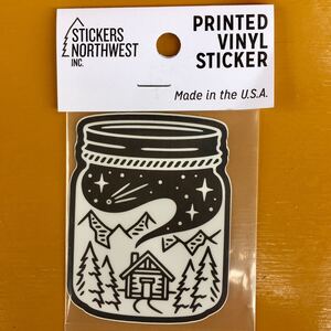 ステッカーズノースウエストSTICKERS NORTHWEST☆USA製アウトドアステッカー【JAR SCENE】米国製 MADEINUSA キャンプ outdoor camp